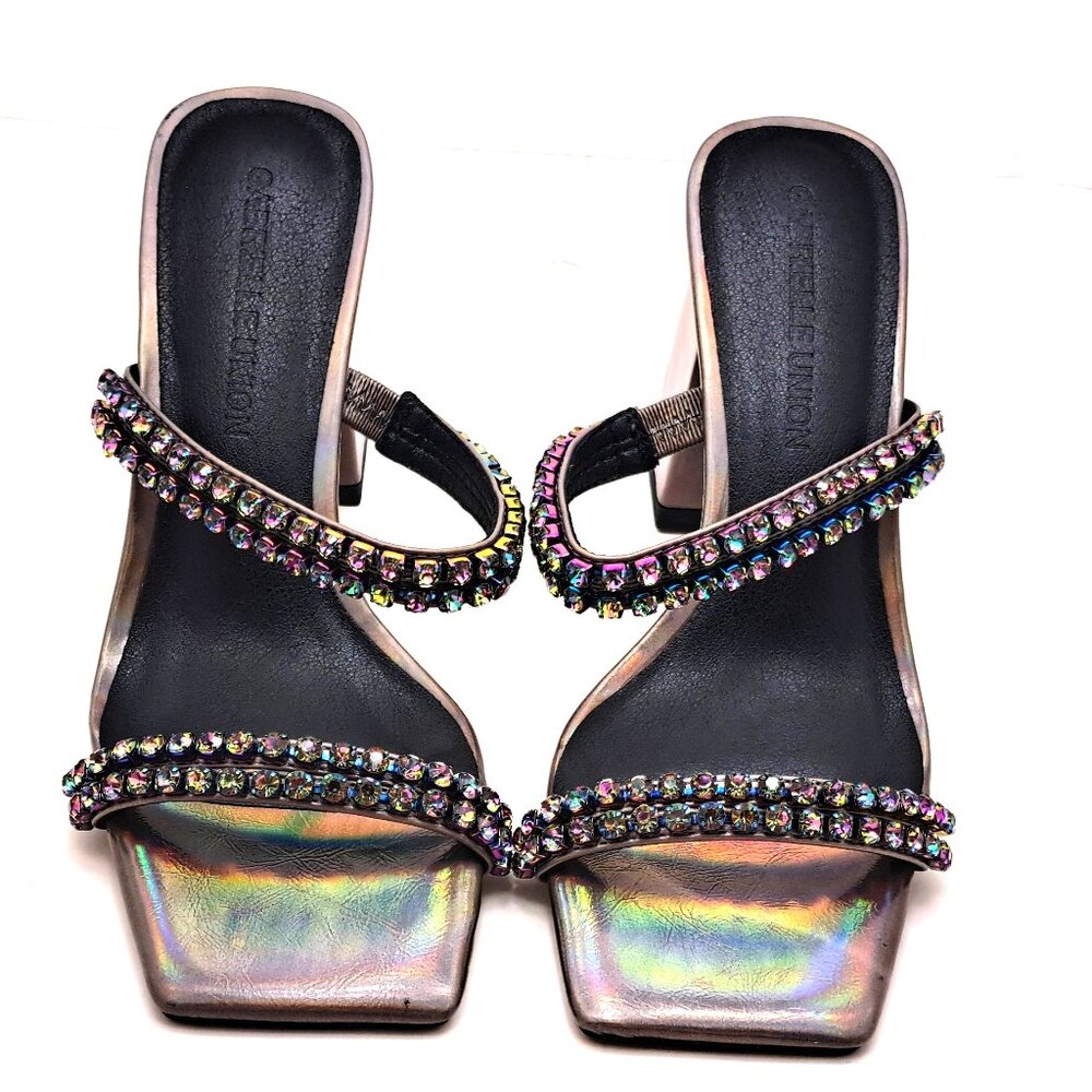 Gabrielle Union Women's Nadia Band Gem Sandal - Size 7